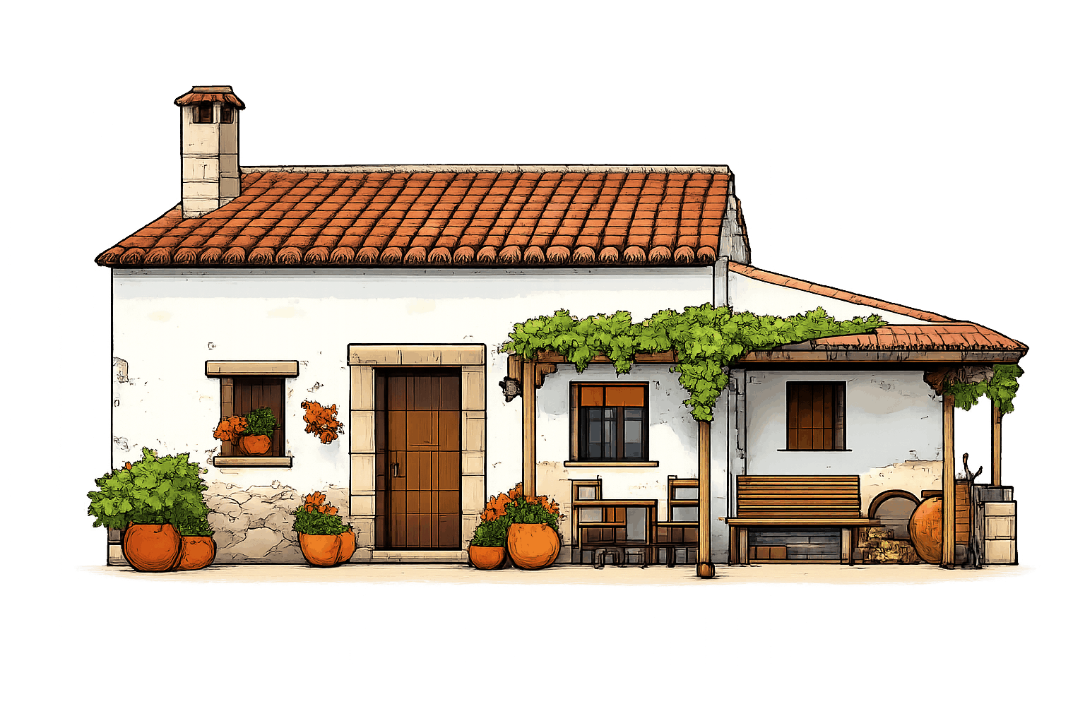 casa rural comic
